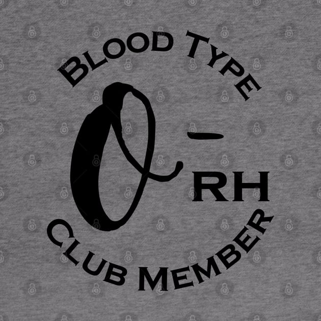 Blood type O minus club member by Czajnikolandia